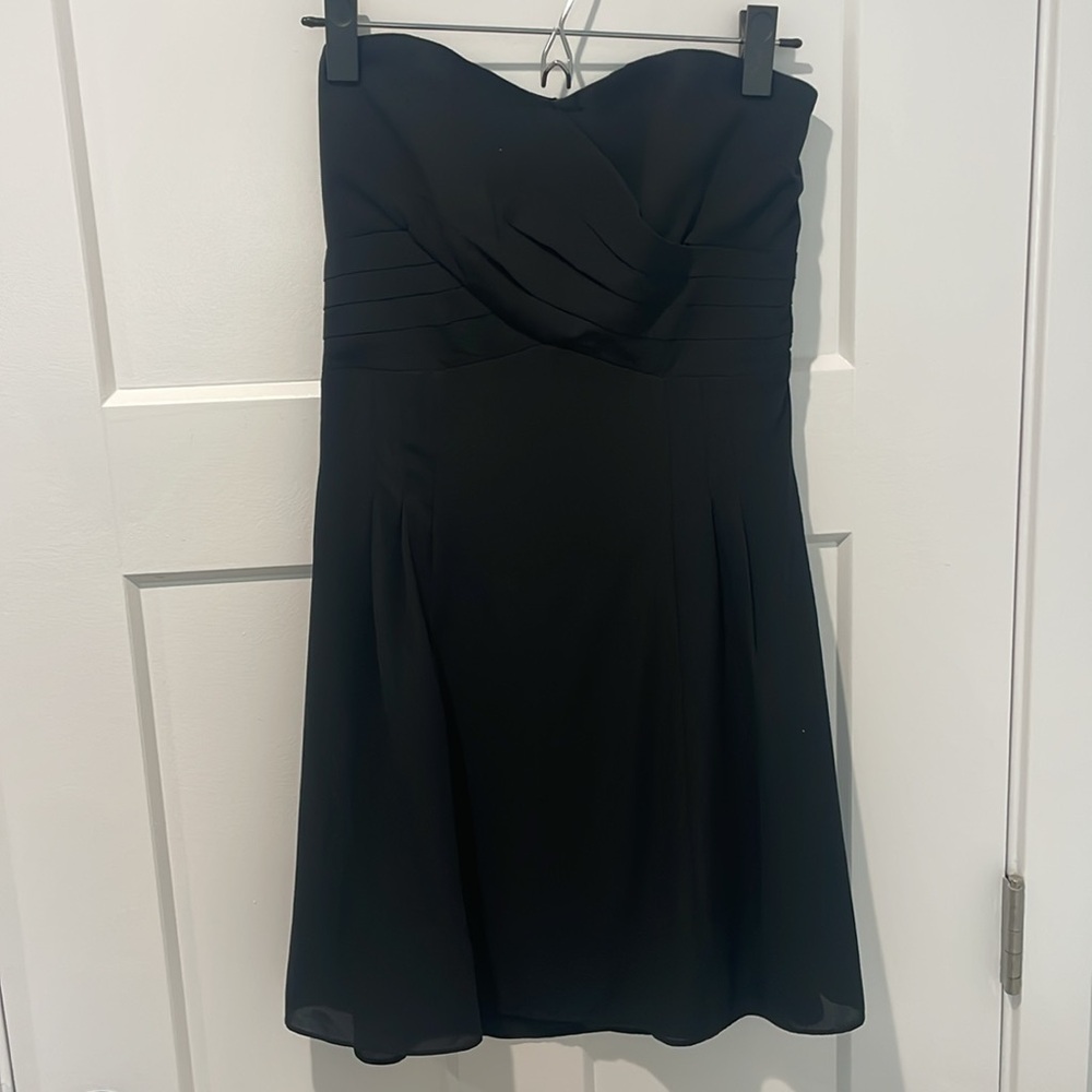 Express - Elegant Black Strapless Dress